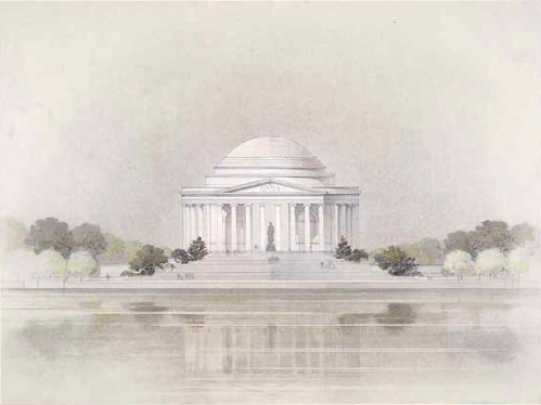 The Jefferson Memorial, as Built